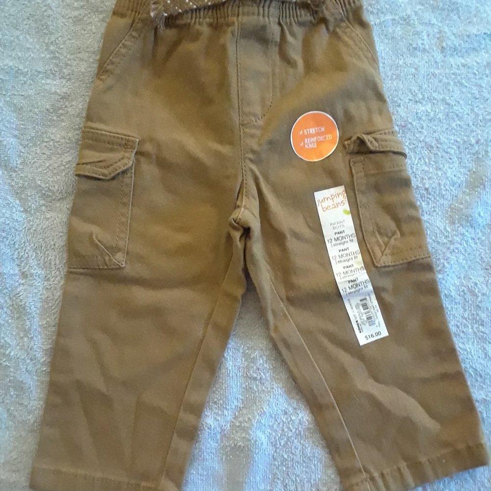 Jumping Beans Infant Boys 12 Months Pants - New